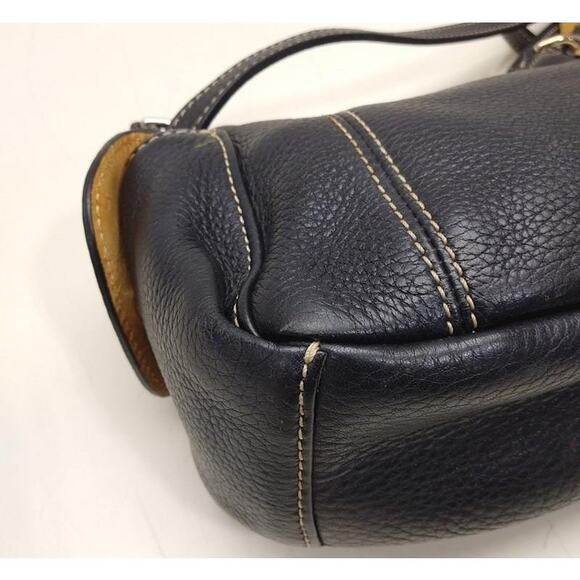 Dooney & Bourke Small Black Pebbled Leather Hobo Shoulder Bag - Picture 13 of 14